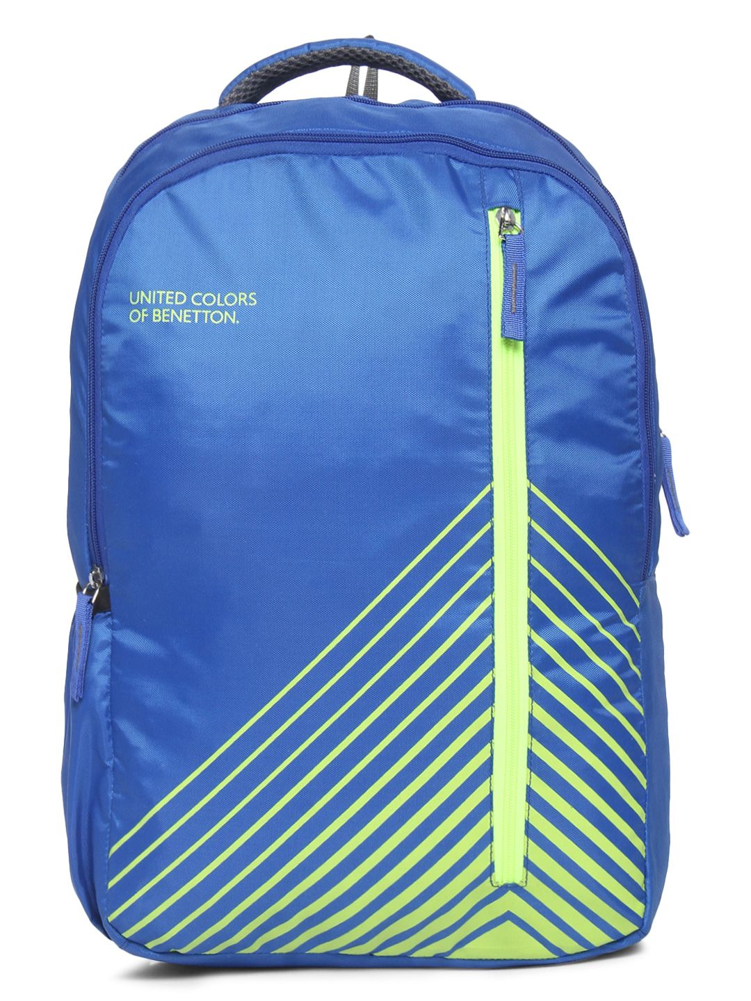 United Colors of Benetton Unisex Blue Graphic Backpack Price in India