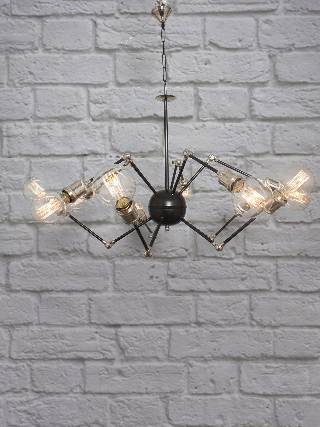 Fos Lighting Black Self-Design Cluster Lights Price in India