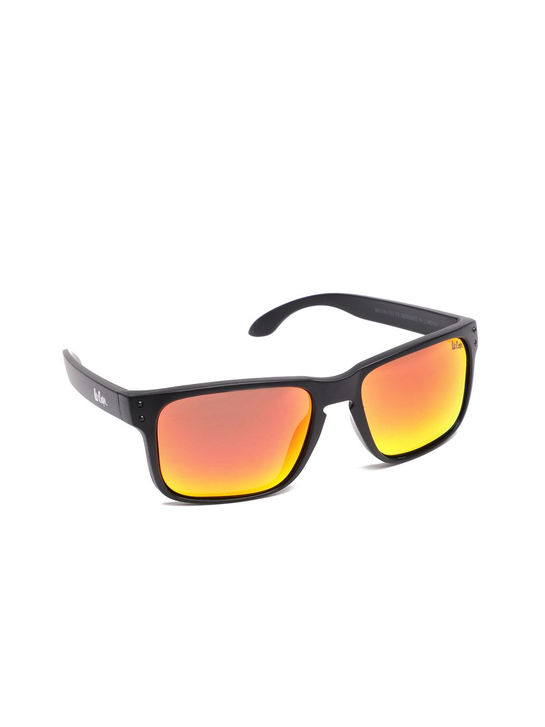 Lee Cooper Unisex Rectangle Sunglasses LC9137 BLKRED Price in India