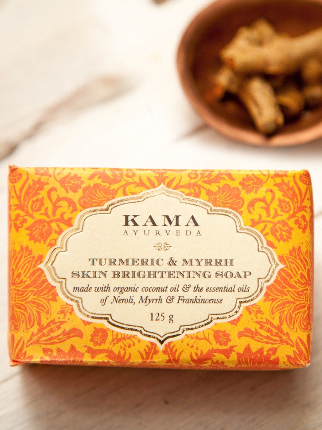 KAMA AYURVEDA Turmeric Myrrh Skin Brightening Soap 125 g