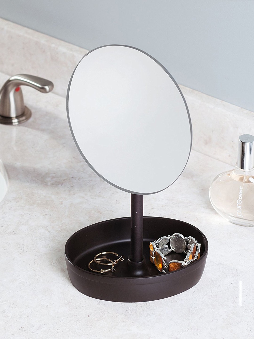 InterDesign Brown Rotating Tray Mirror Price in India