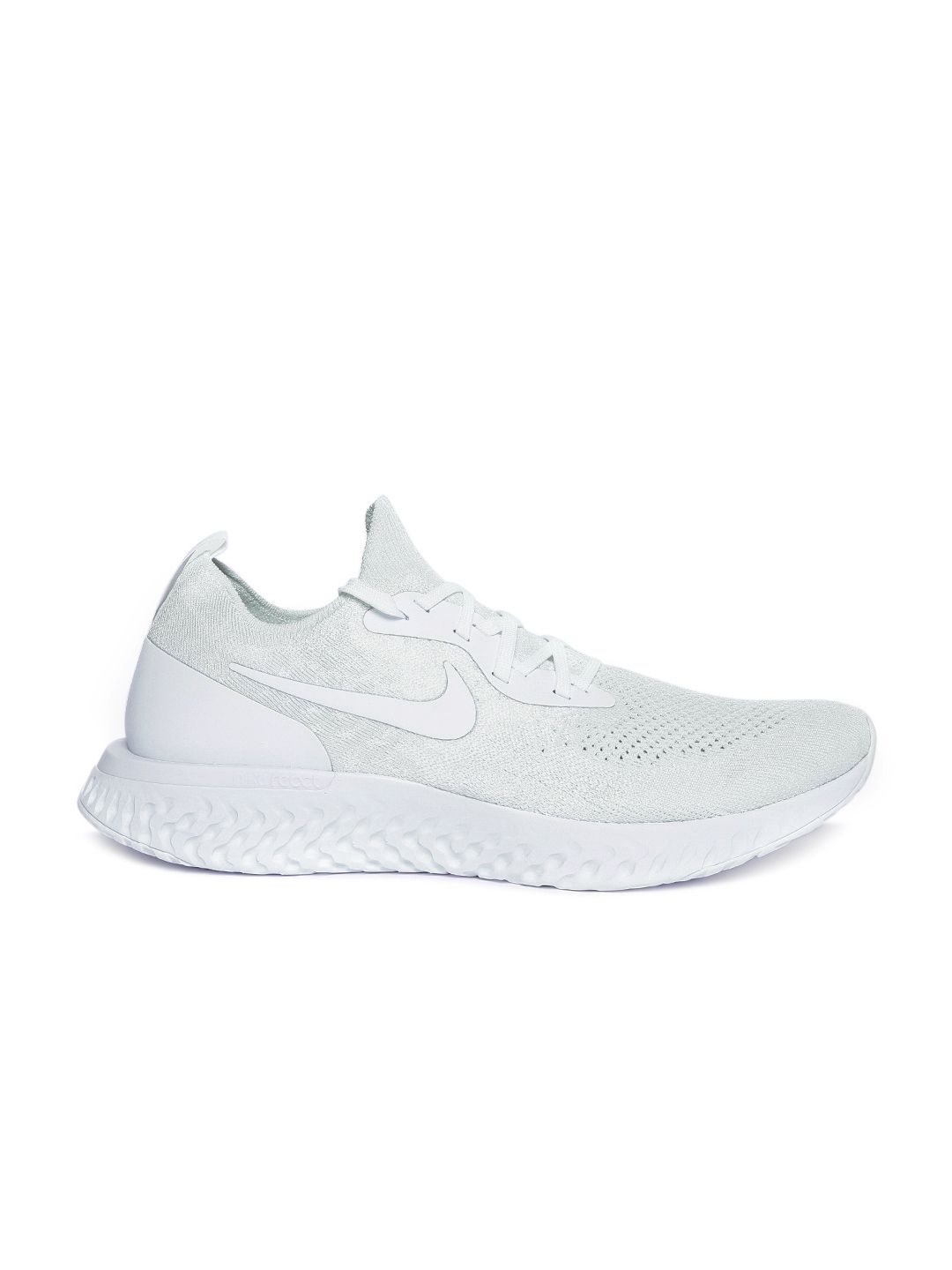 epic react flyknit 2 triple white