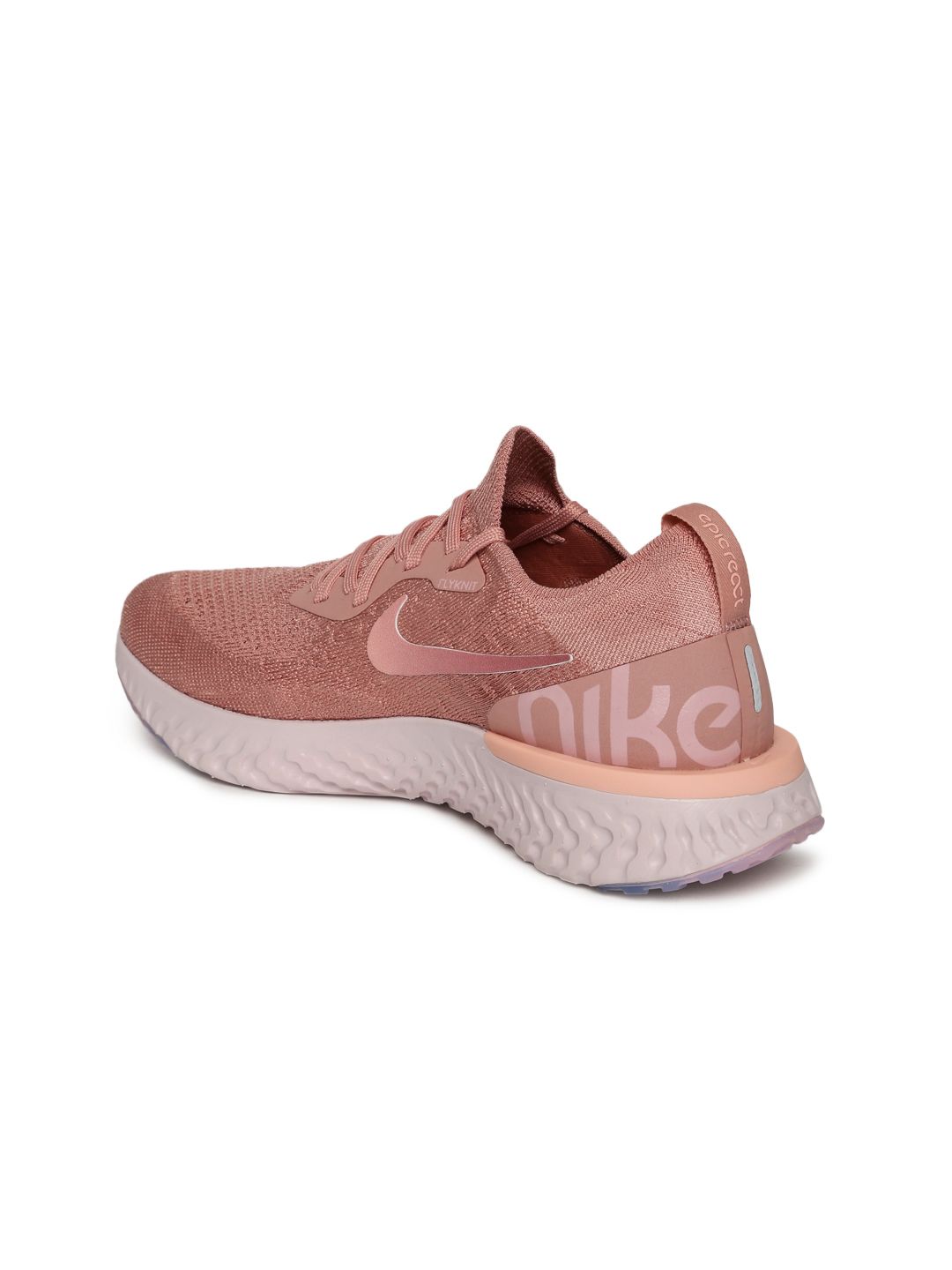 women's nike epic react flyknit rust pink