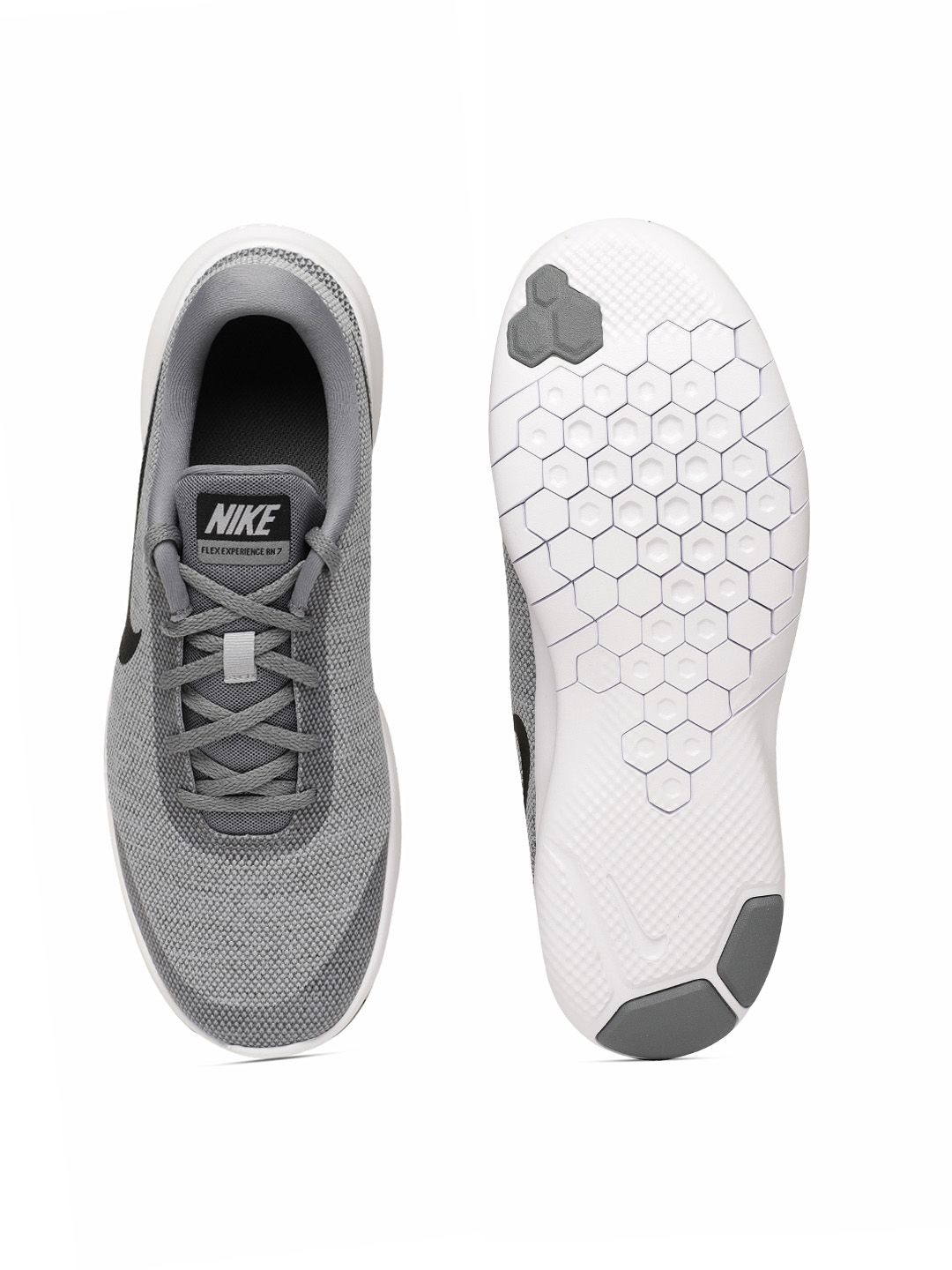 men grey flex experience rn 7 running shoes