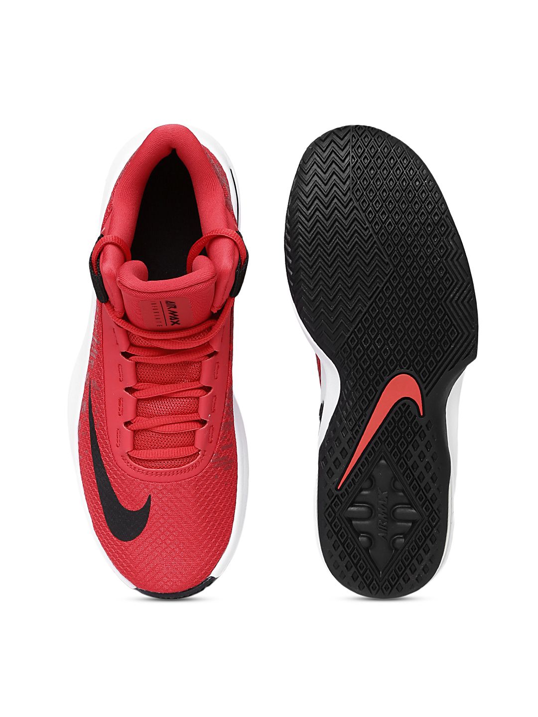 nike air max infuriate 2 mid black red