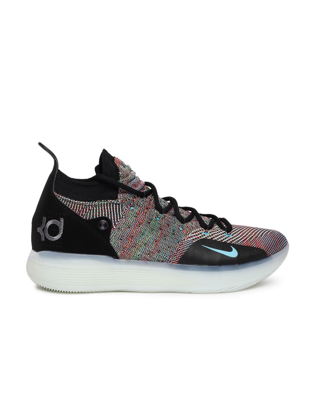 Buy Nike Men Multicoloured ZOOM KD11 Mid-Top Basketball Shoes