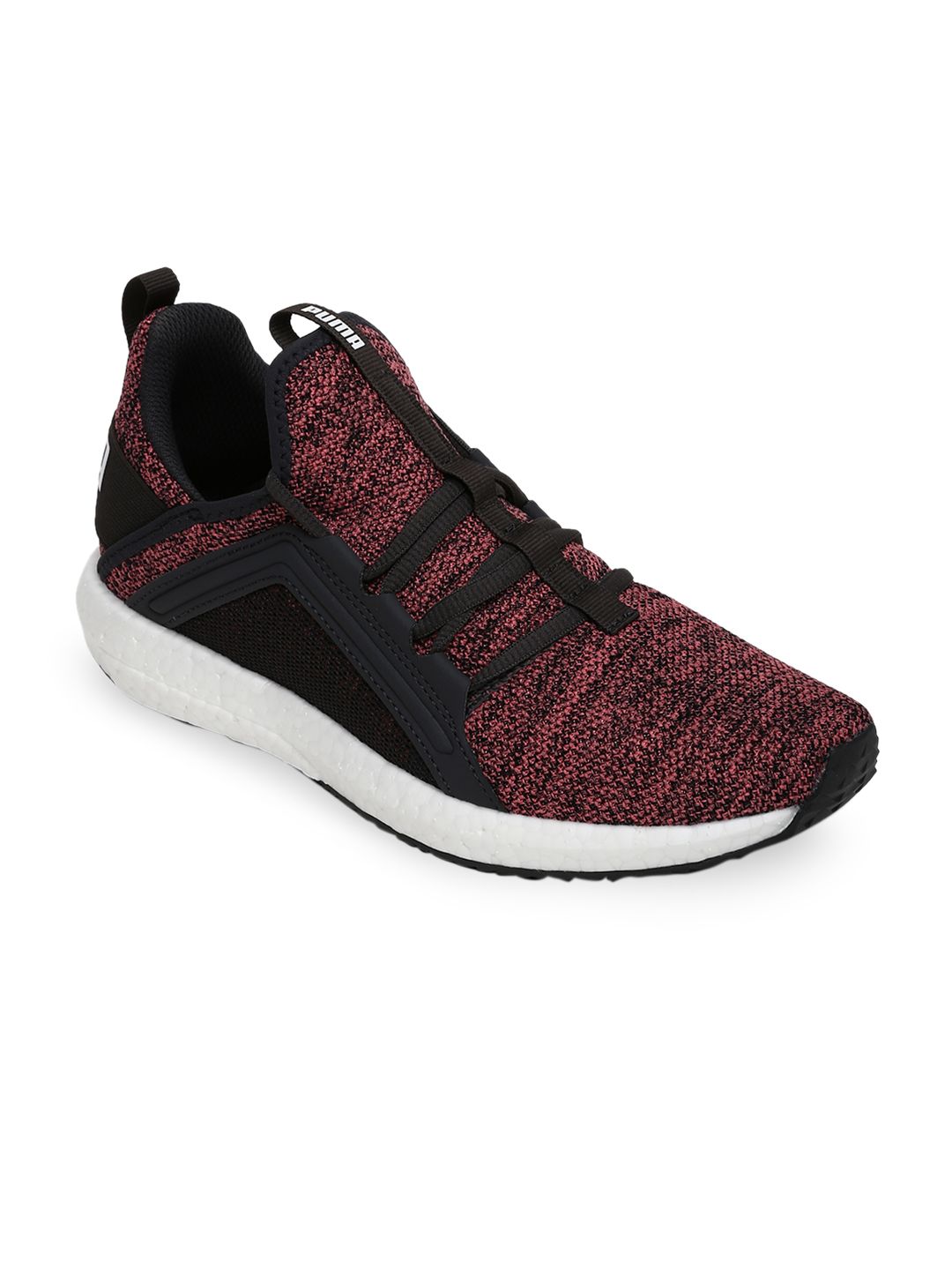 Puma Women Black & Red Mega NRGY Knit Sports Shoes Price in India