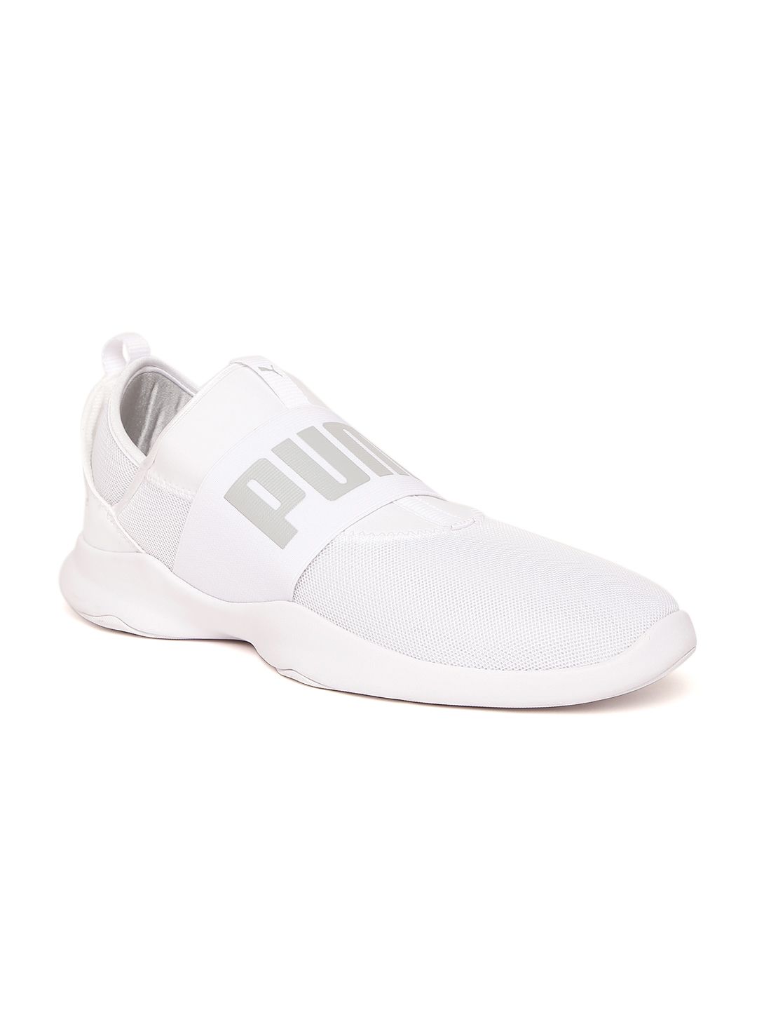 Puma Unisex White Slip-On Sneakers