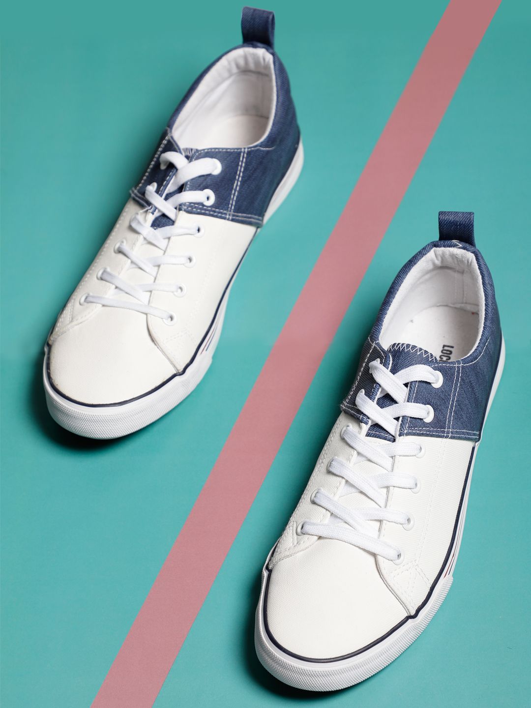 LOCOMOTIVE Men White Sneakers | Buy 