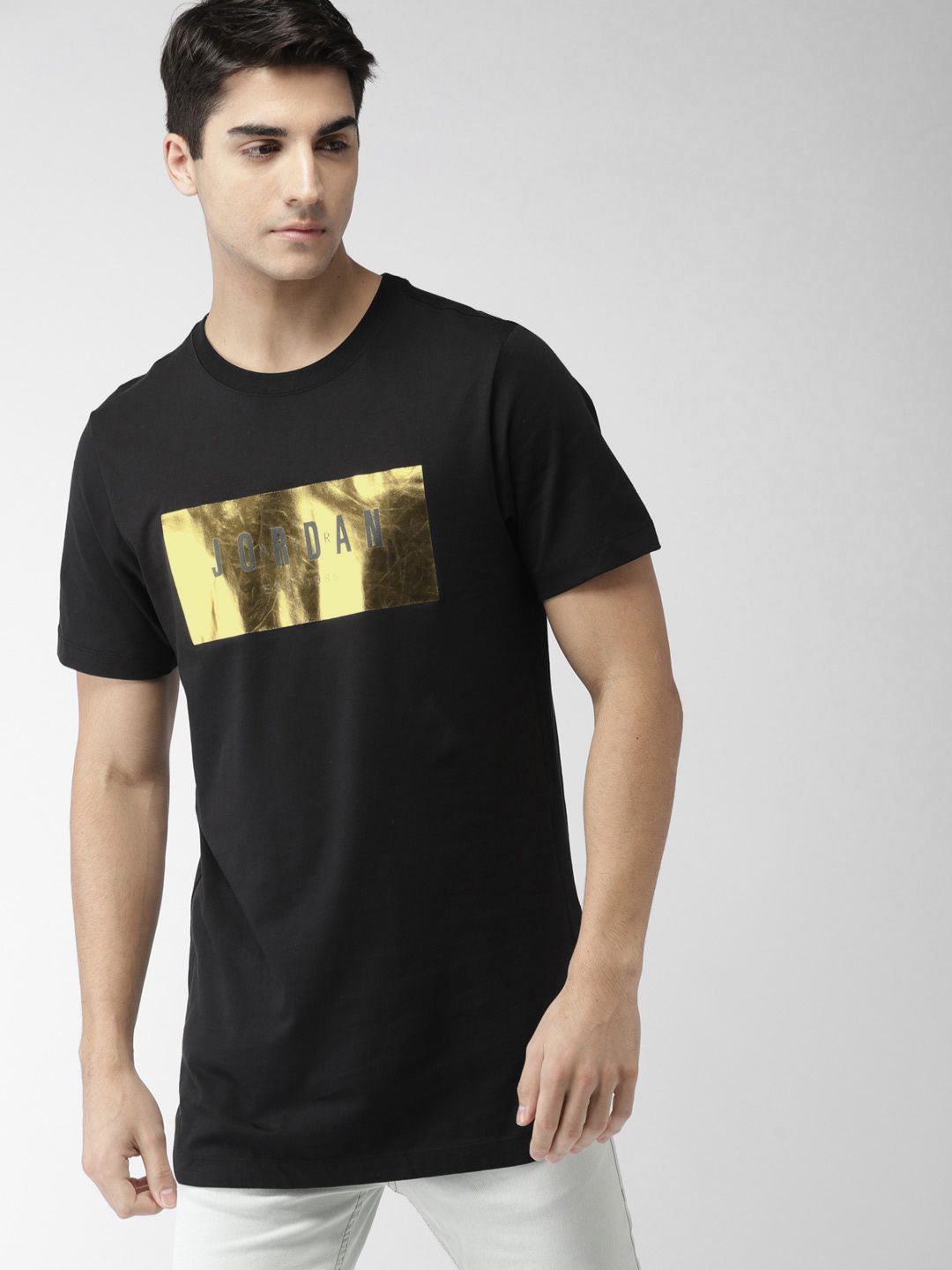 gold jordan t shirt