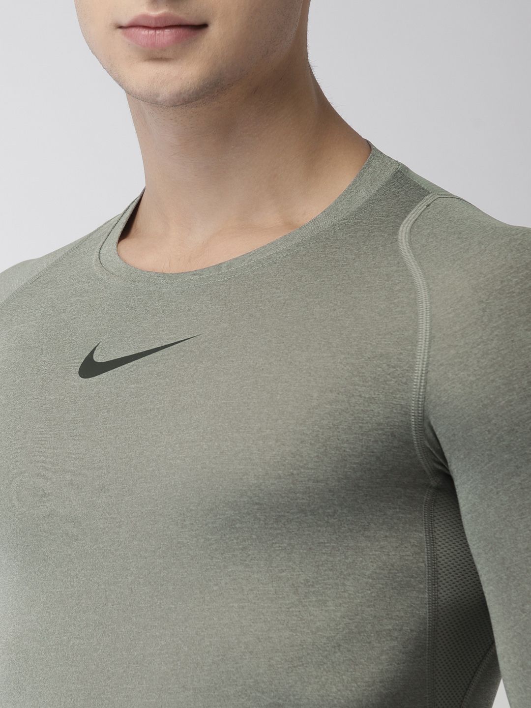 grey nike compression shirt