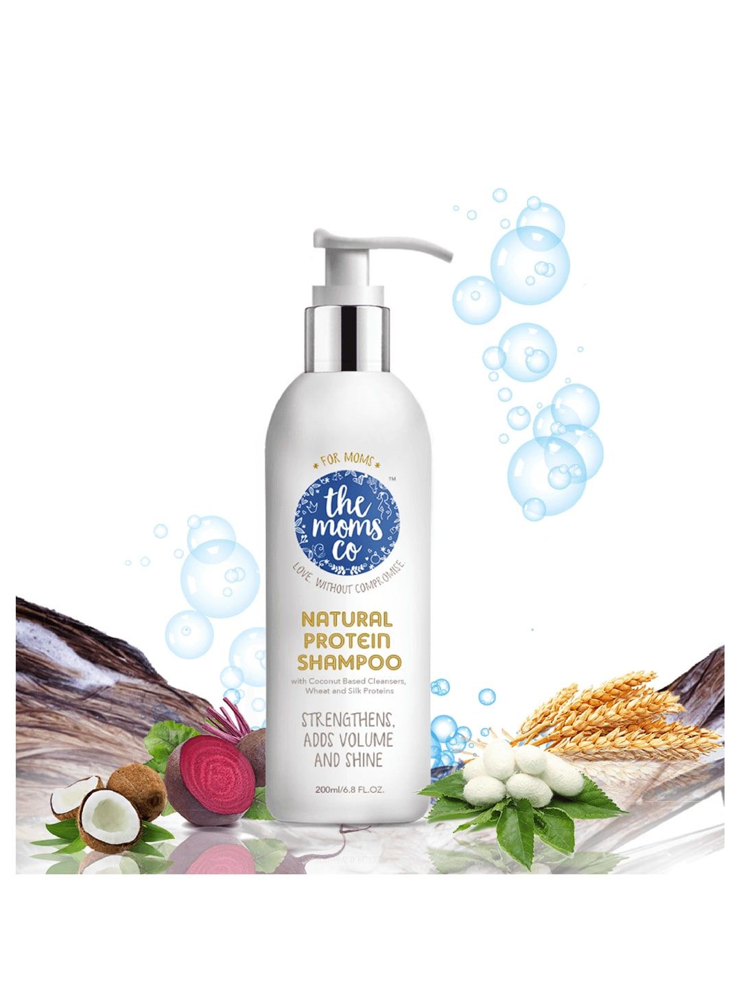 The Moms Co. Natural Protein Sustainable Shampoo 200 ml Price in India