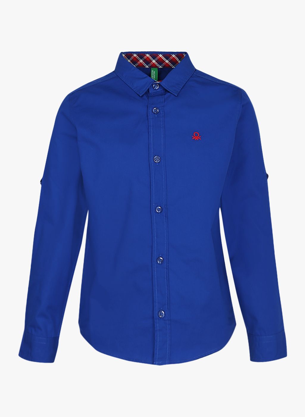 United Colors of Benetton Blue Regular Fit Casual Shirt