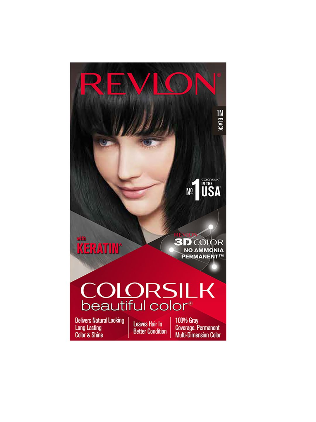 Revlon Colorsilk Beautiful Color 1N Black Hair Colour