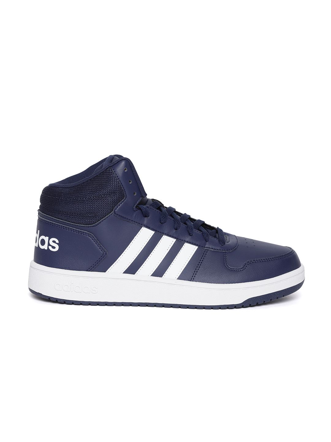 Buy ADIDAS Men Navy Blue Hoops 2.0 Mid Basketball Shoes - Sports Shoes for  Men 6841772 | Myntra