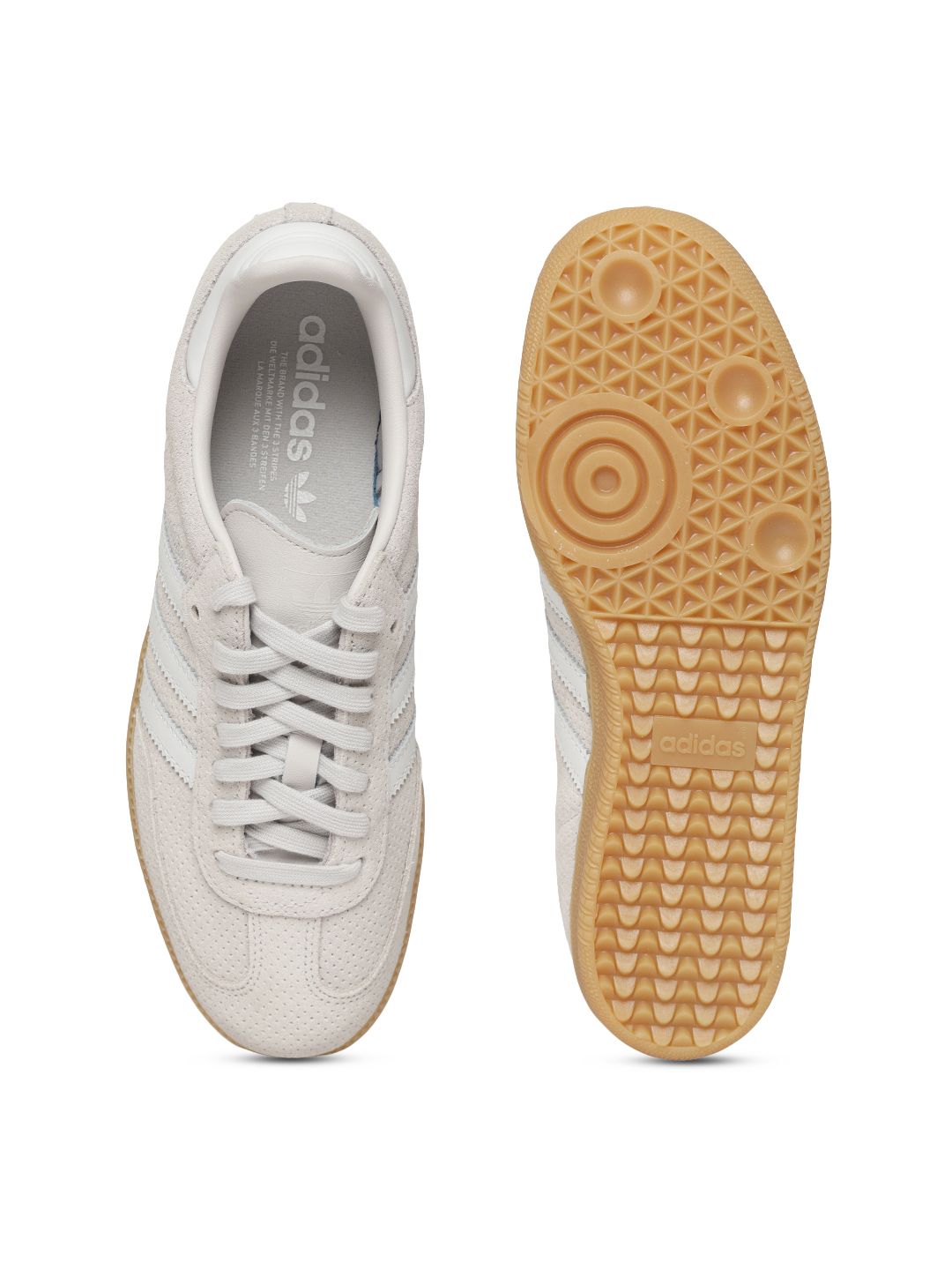 adidas gazelle silver green womens adidas Originals Samba OG Women's Ftwr White/Ftwr White/Grey One Shoes, Size: 5 main image 1