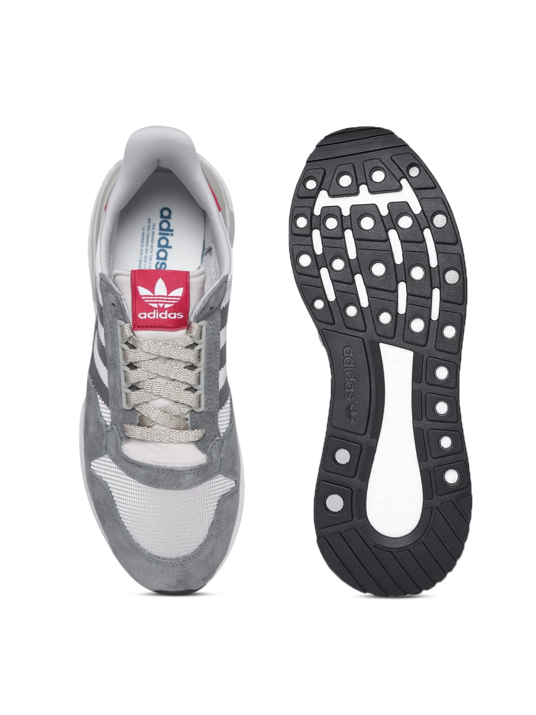 Buy ADIDAS Originals Men Grey ZX 500 RM Colourblocked Sneakers