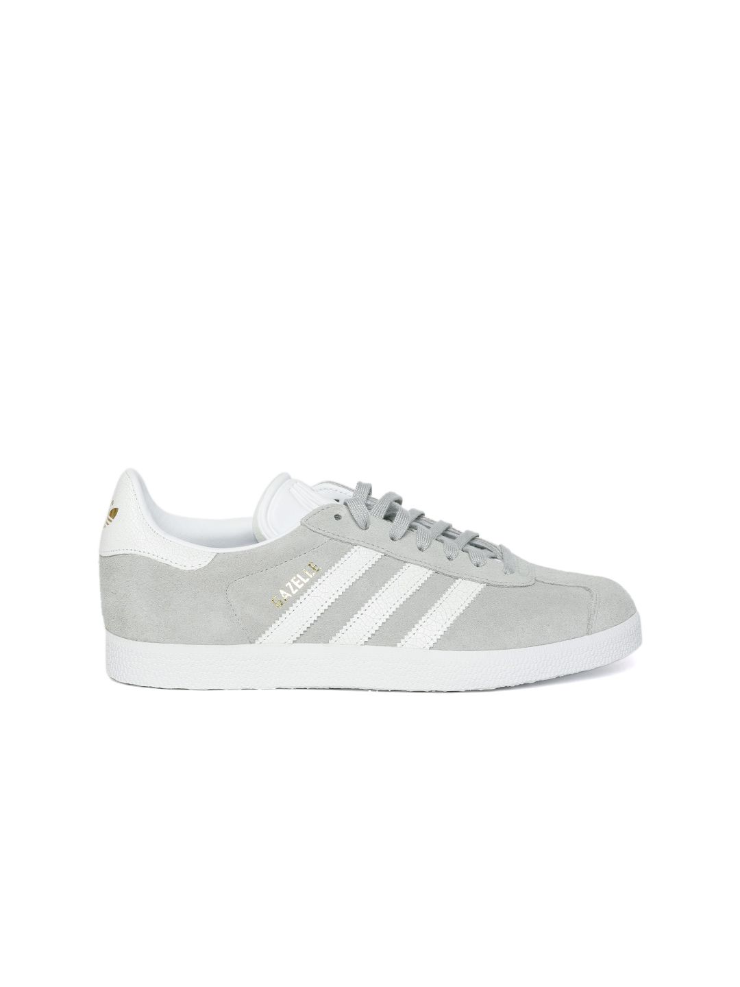 adidas gazelle silver green womens adidas Originals Junior Gazelle Trainer - Grey main image 1