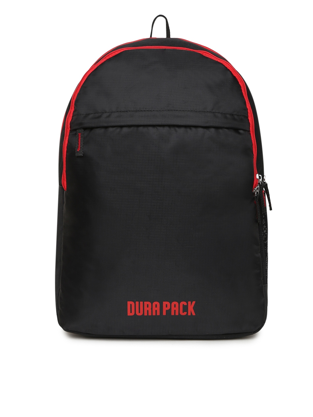 Durapack Unisex Black Solid Backpack Price in India