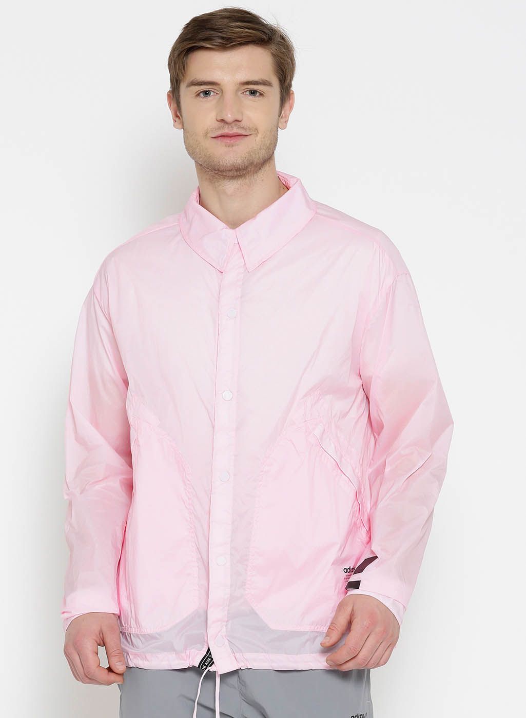 adidas pink jacket men's