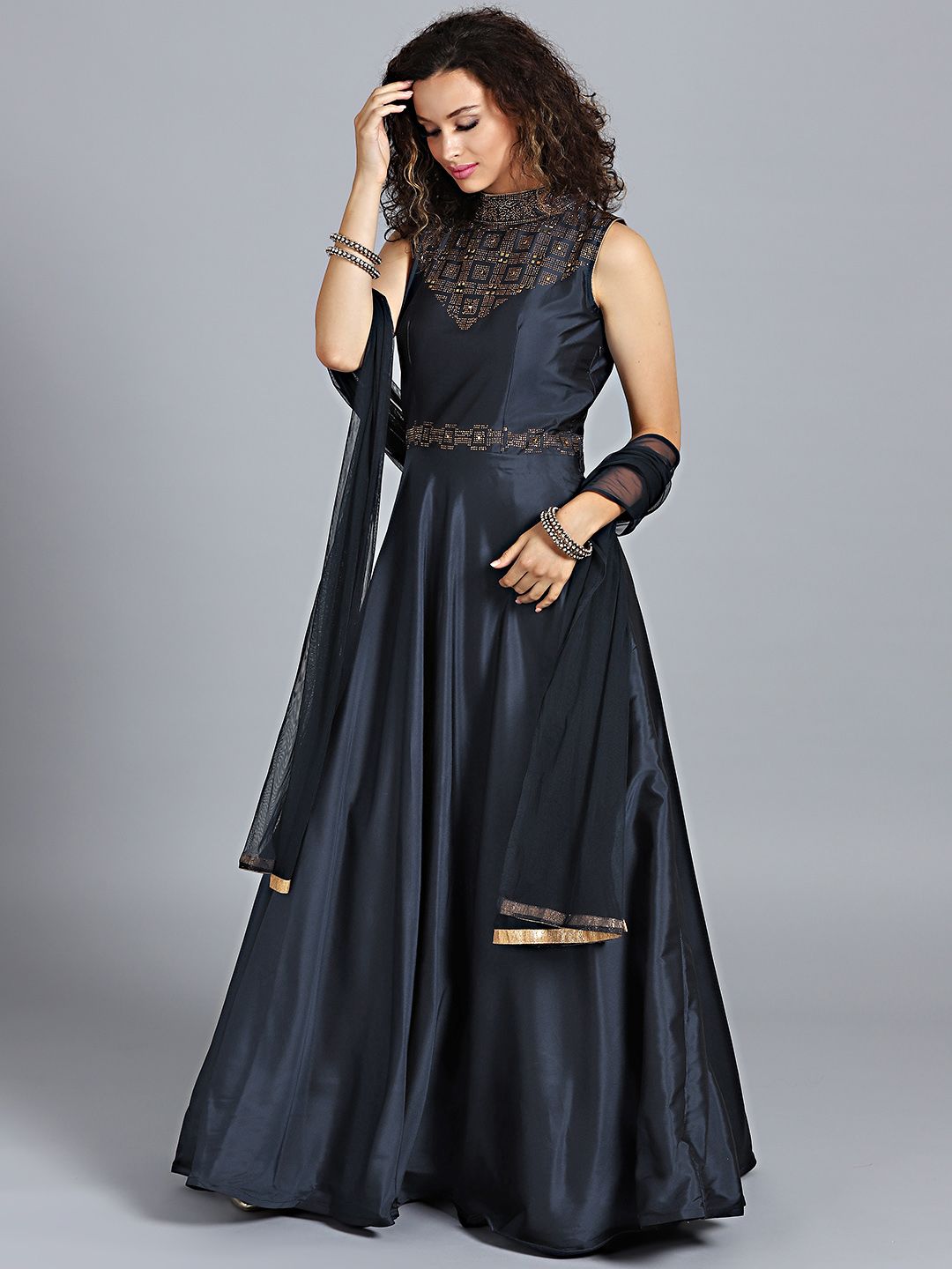 Jersey One Shoulder Purple Prom Dress 5442