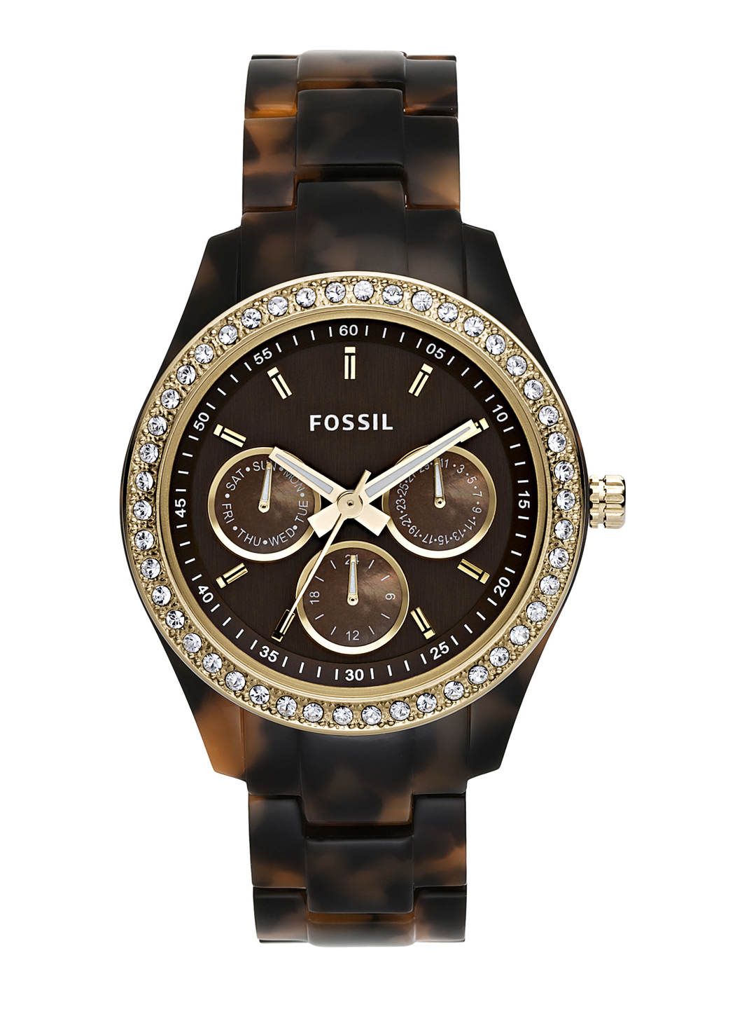 Fossil Fossil STELLA Women Brown Analogue Watch ES2795