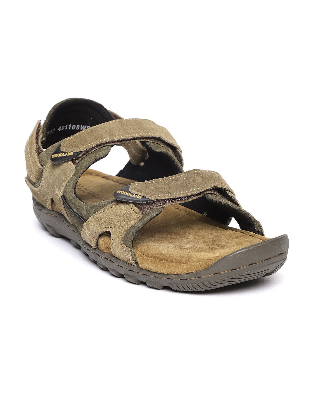 Woodland ProPlanet Men Khaki Suede Comfort Sandals