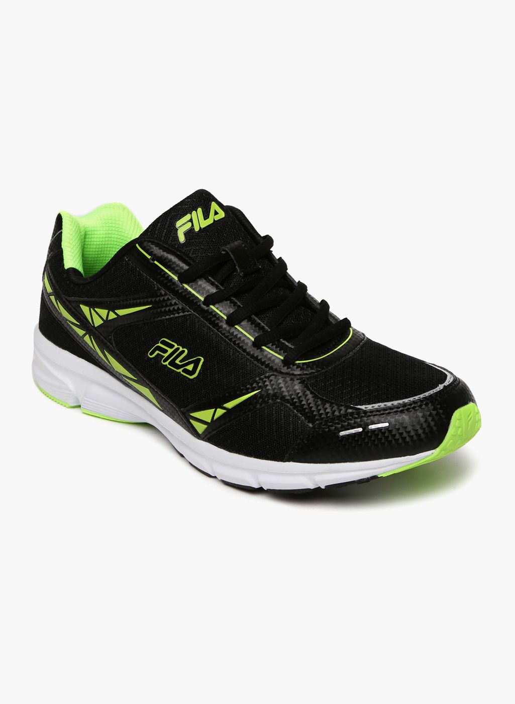 fila black tennis shoes