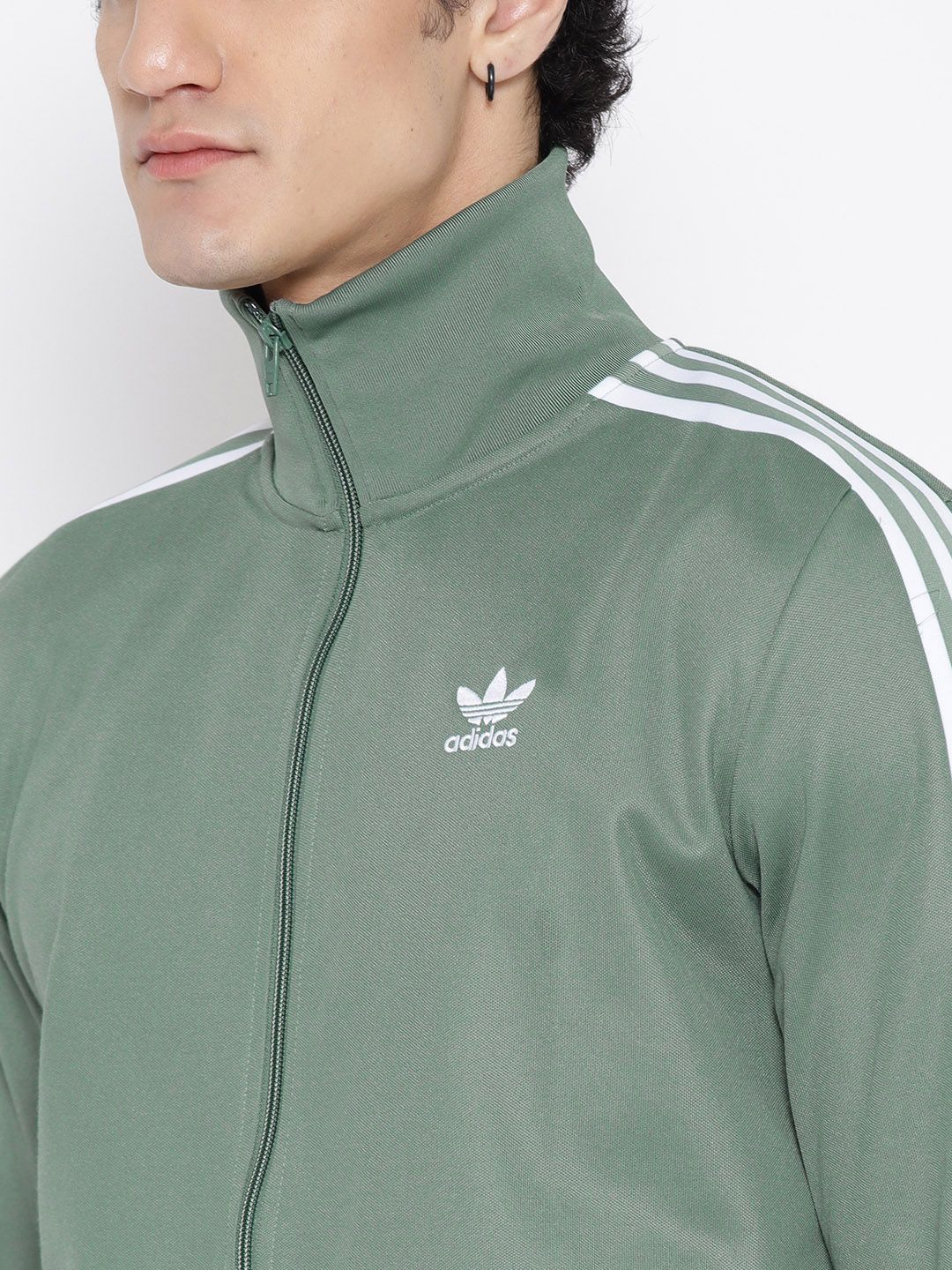 Buy ADIDAS Originals Olive Green Beckenbauer TT Jacket - Jackets