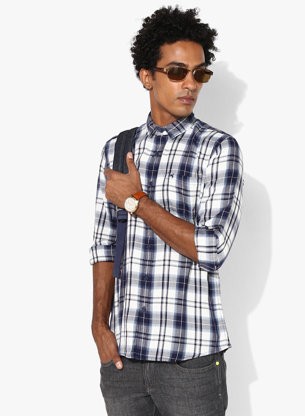 Wrangler Multi Checked Regular Fit Casual Shirt