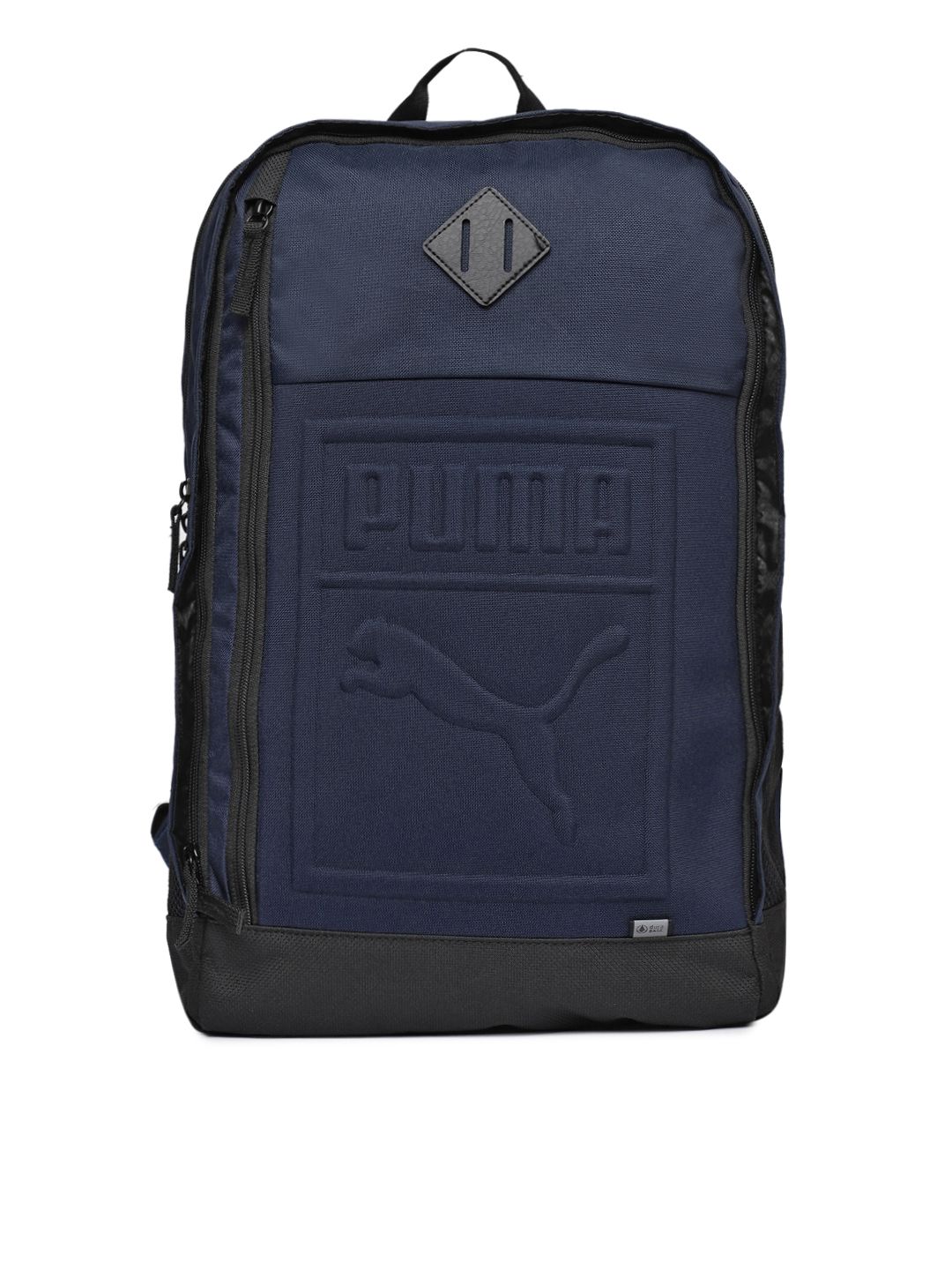 Puma Unisex Navy Blue Brand Logo Backpack Price in India