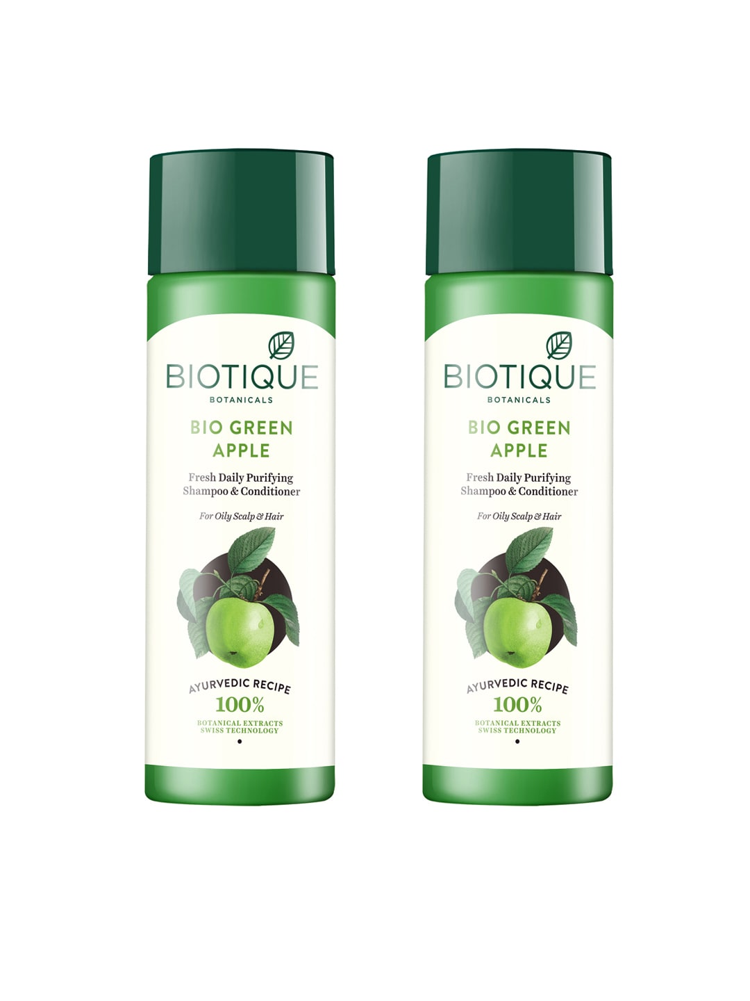 Biotique Green Apple Shampoo-Conditioner Duo Price in India