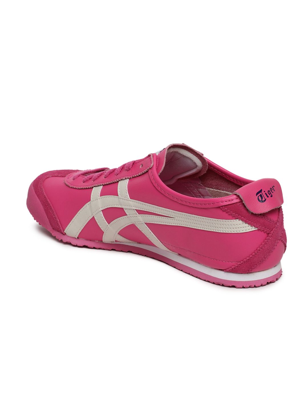 Buy Onitsuka Tiger Unisex Pink Leather Mexico 66 Sneakers - Casual