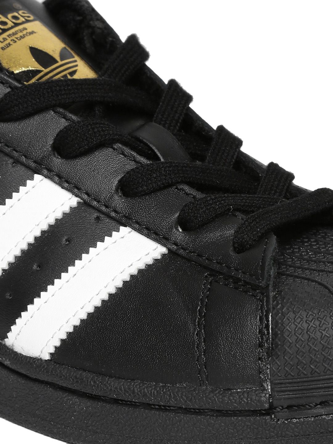 Buy ADIDAS Originals Men Black Superstar Foundation Leather Sneakers -  Casual Shoes for Men 703964 | Myntra