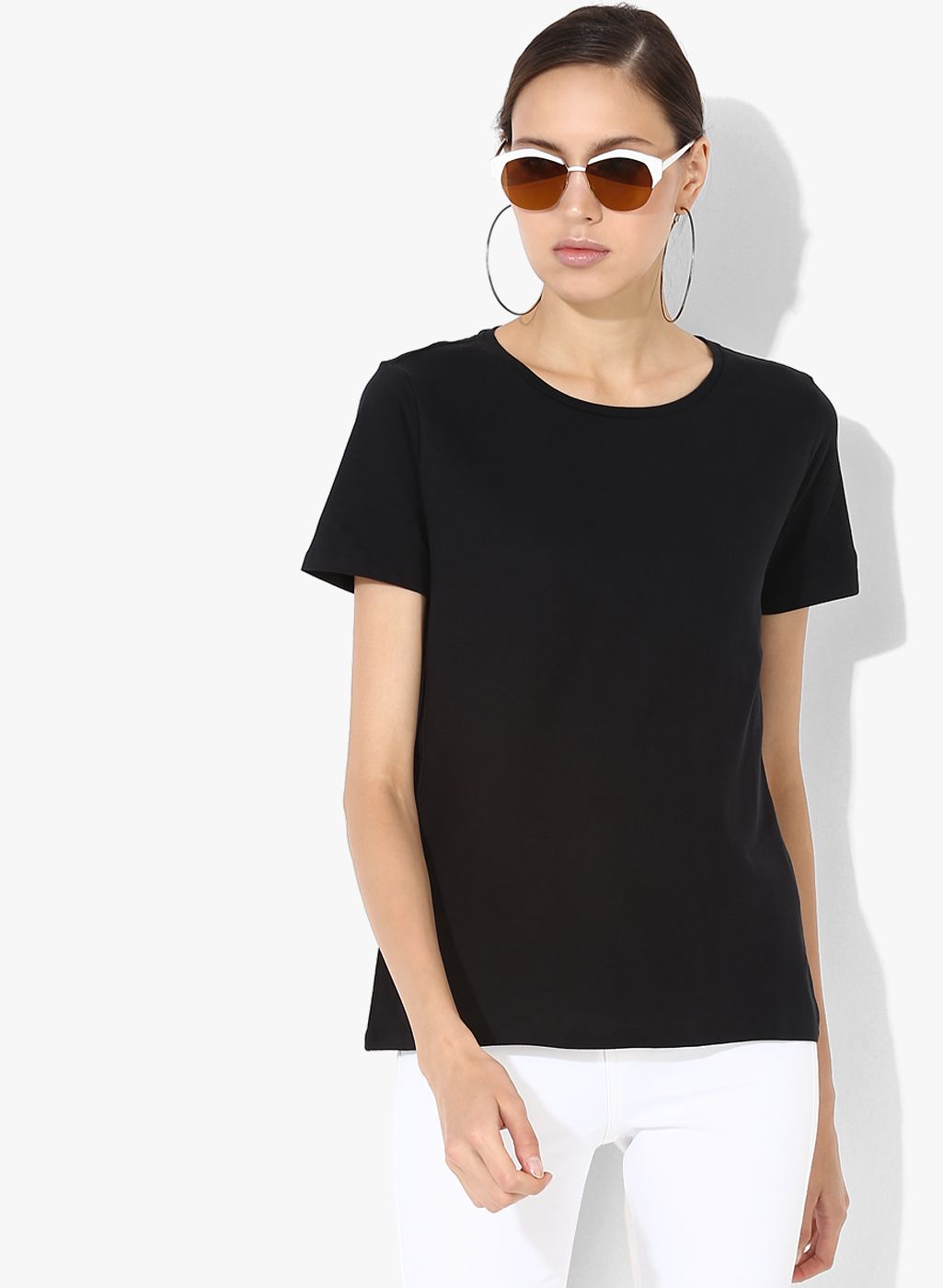 Marks & Spencer Black Solid Blouse