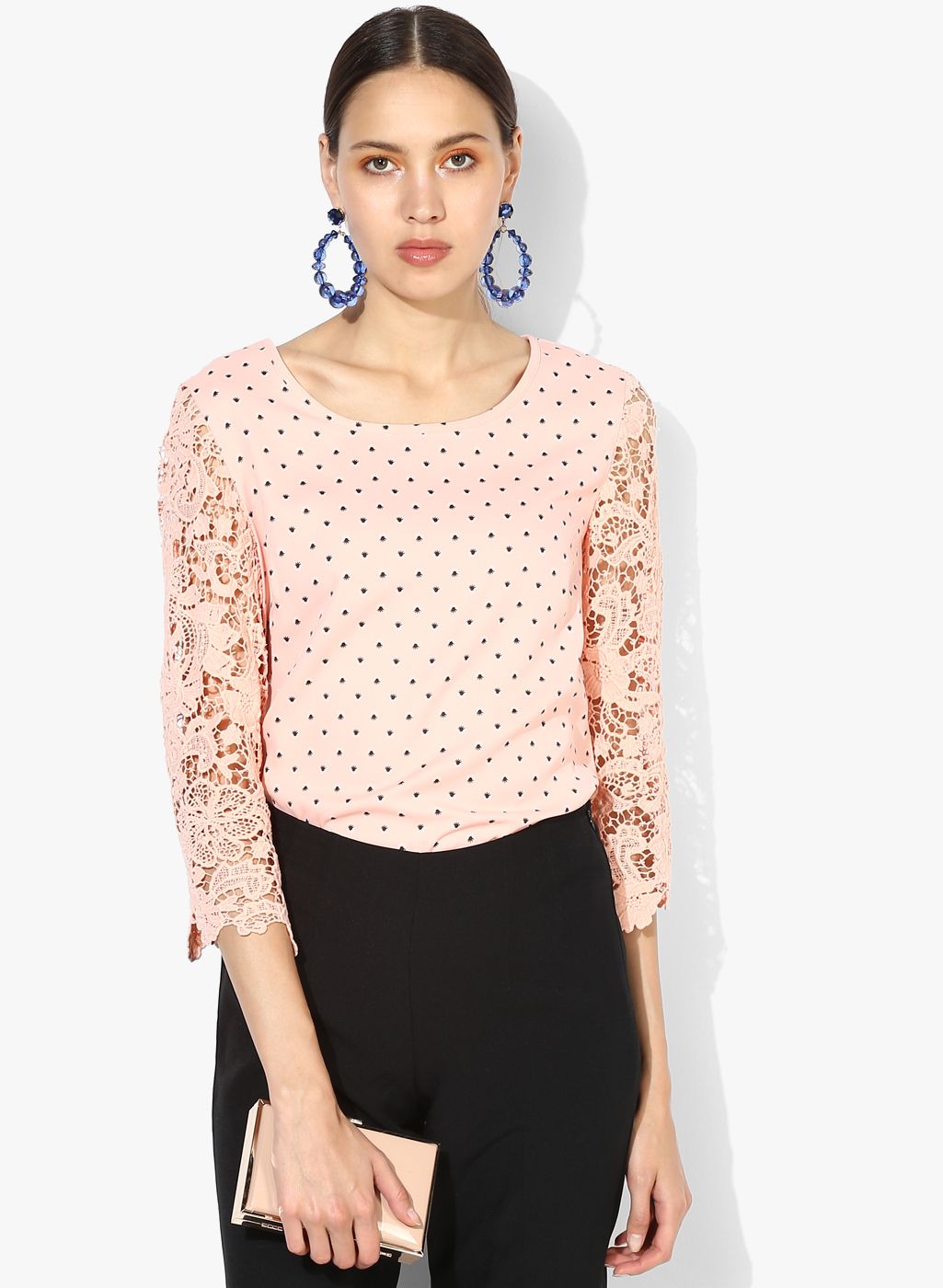 Marks & Spencer Champagne Printed Blouse