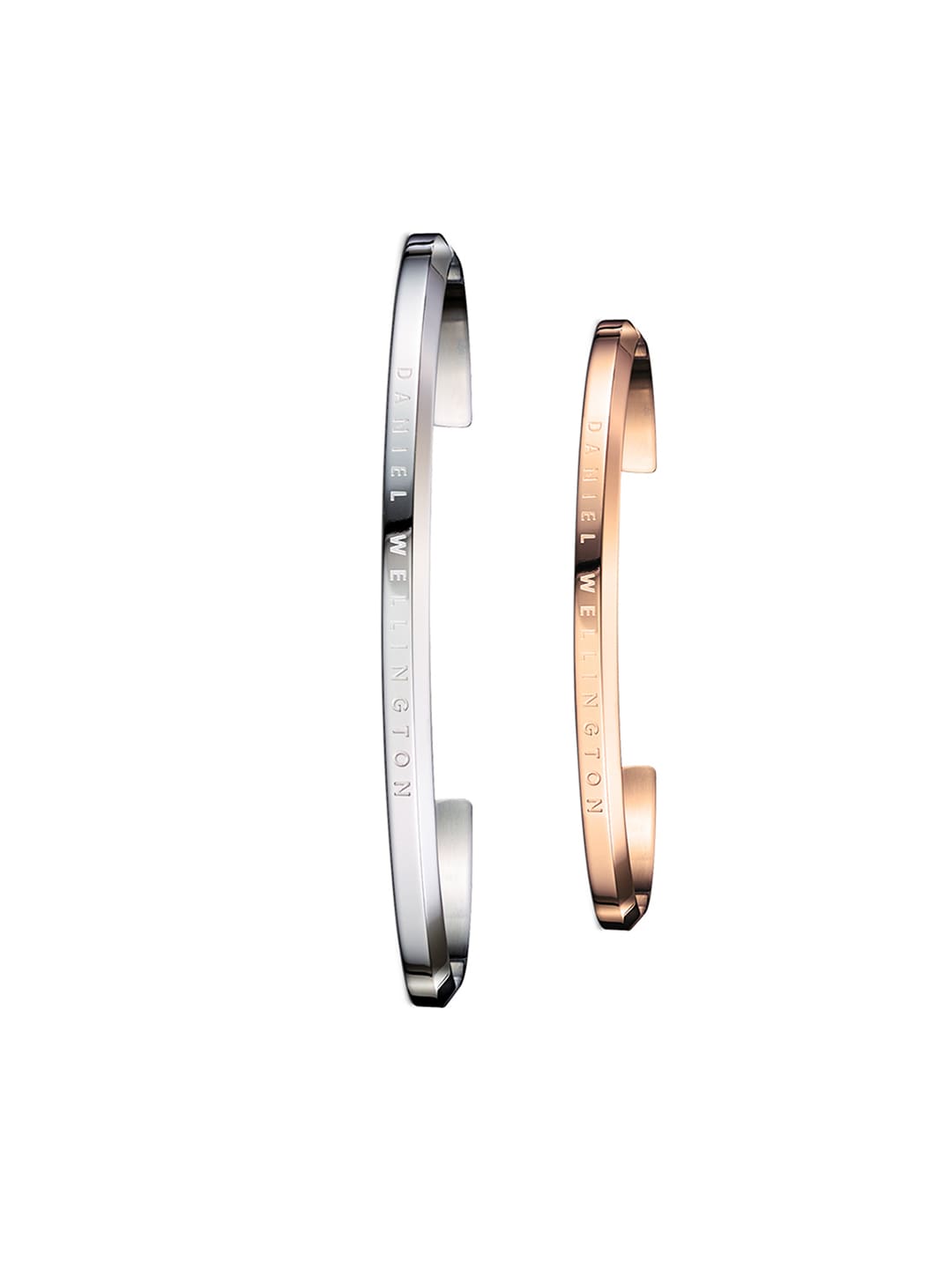 Daniel wellington Unisex Classic Rose Gold & Silver Bracelet Set - Small & Large DW00500180 Price in India
