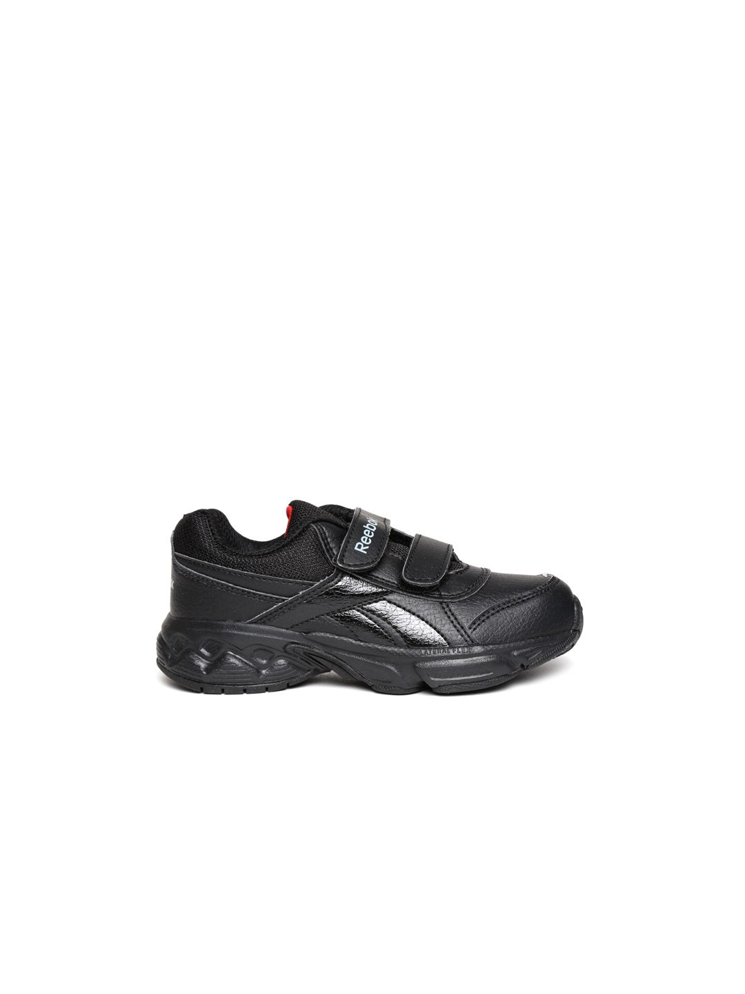black reebok school shoes