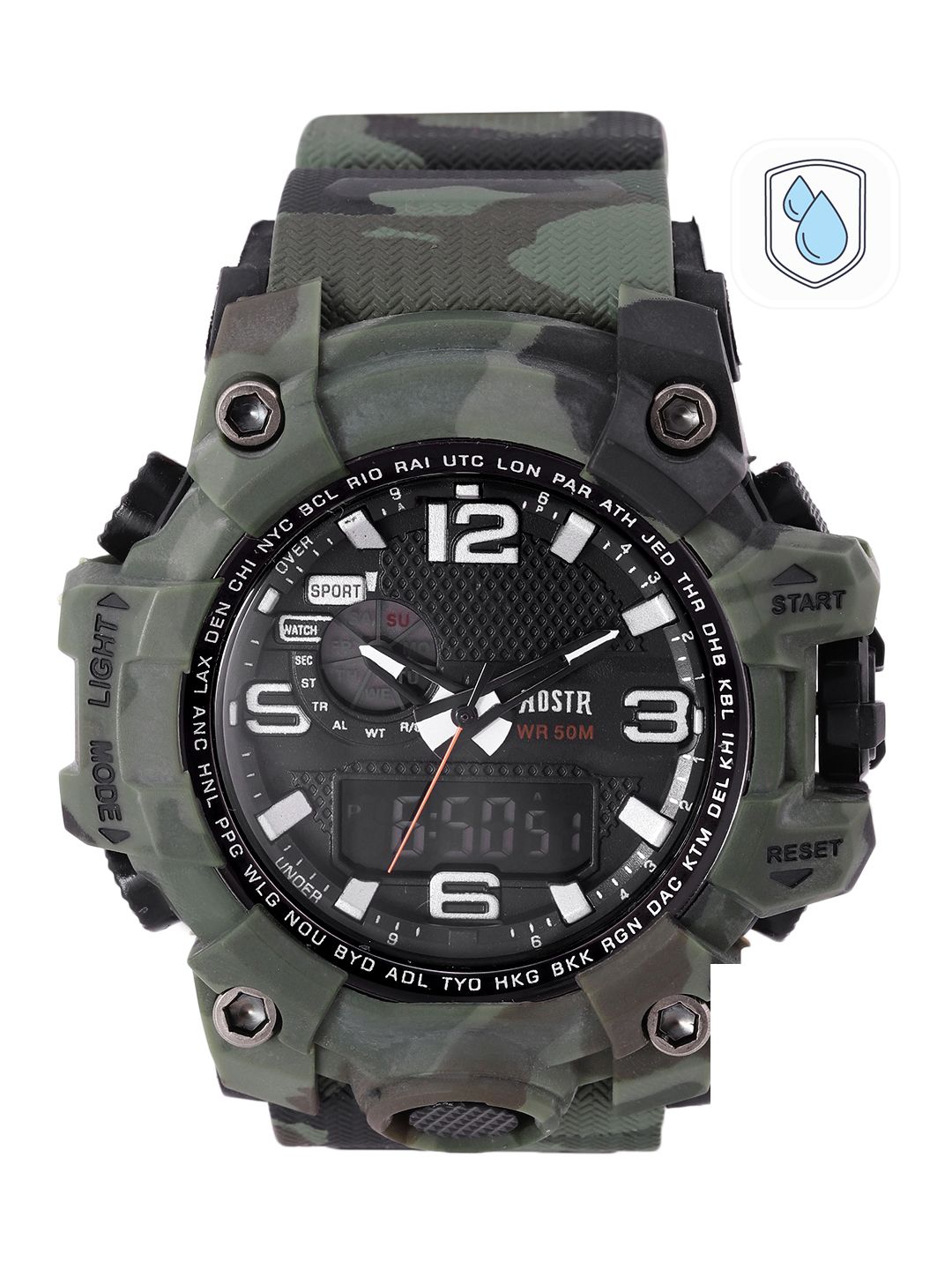 Roadster Unisex Green Analogue and Digital Watch MFB-PN-OS-AD1606