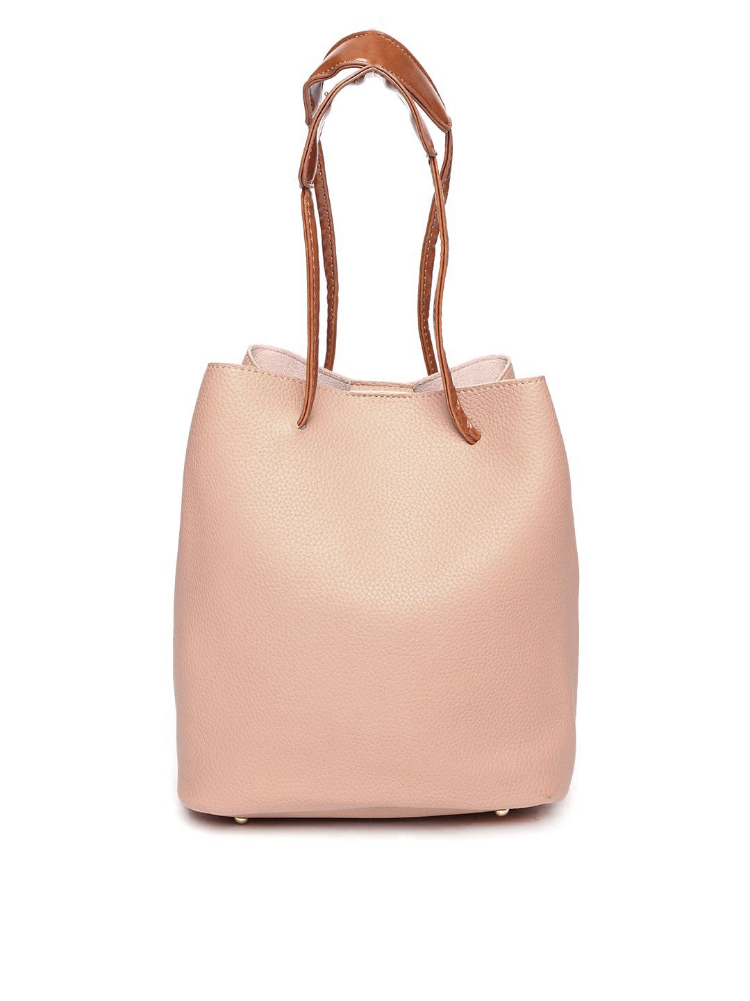 Buy Lisa Haydon for Lino Perros Nude-Coloured Solid Handheld Bag