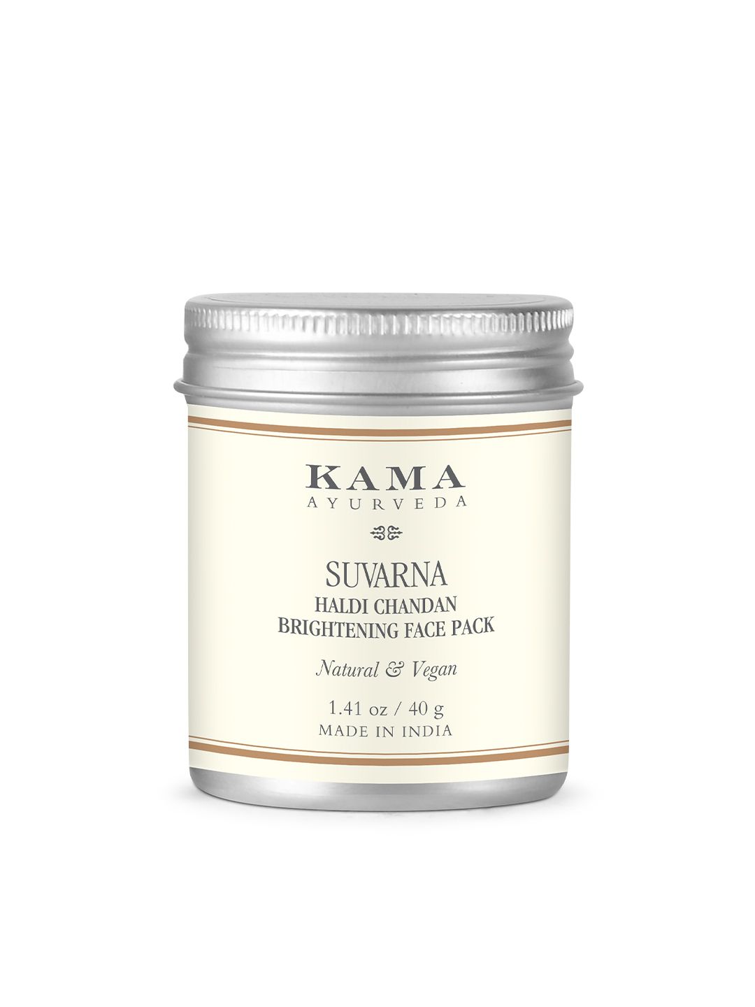 KAMA AYURVEDA KAMA AYURVEDA Sustainable Suvarna Haldi Chandan Brightening Face Pack 40 g