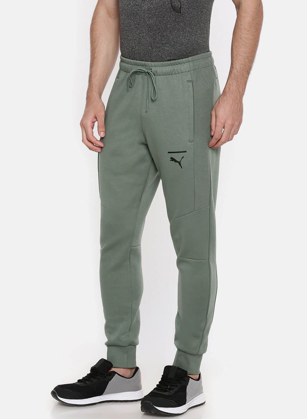 puma green joggers