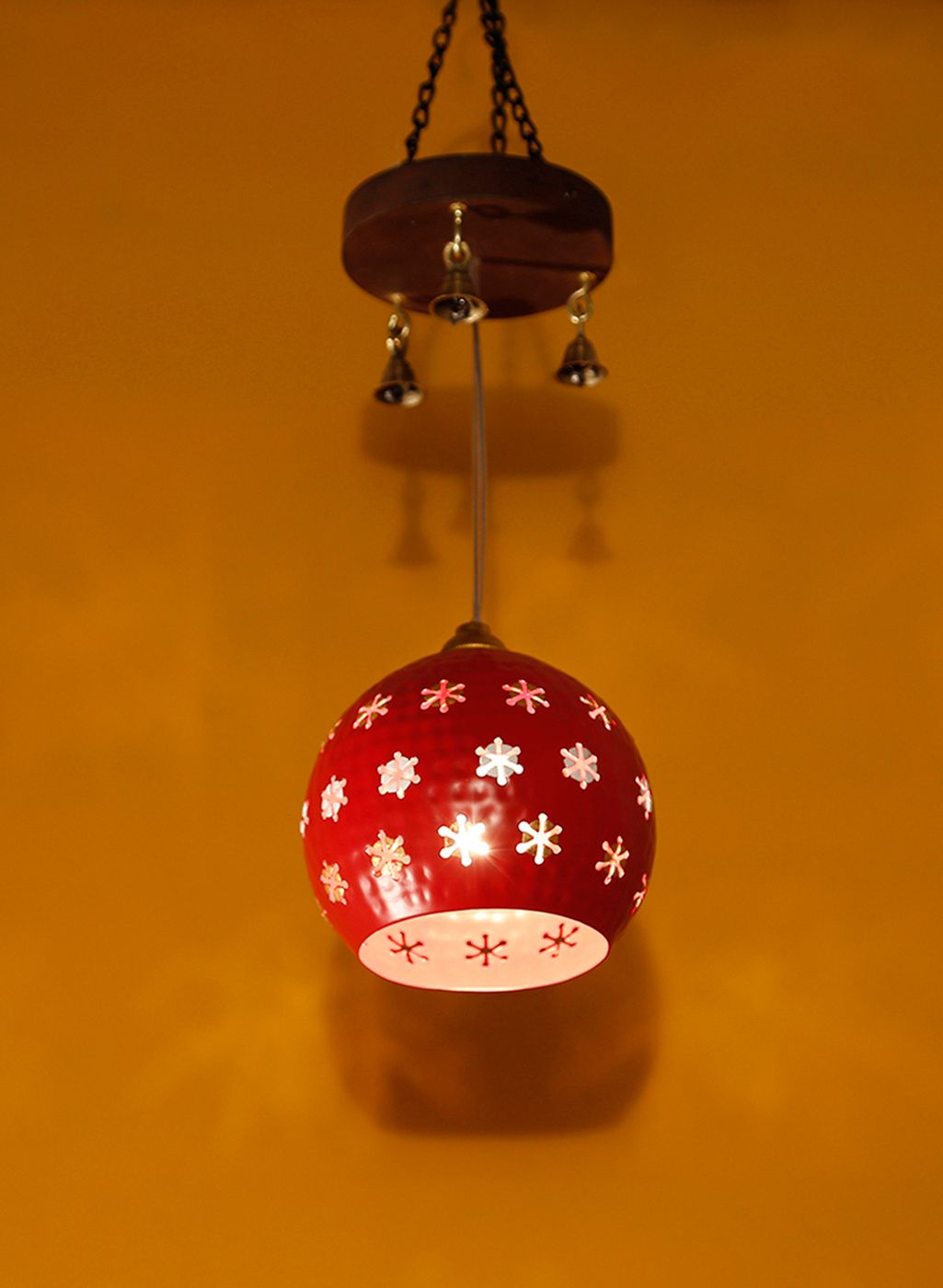 Buy Exclusivelane Maroon Pendant Hanging Lamp Shade Online