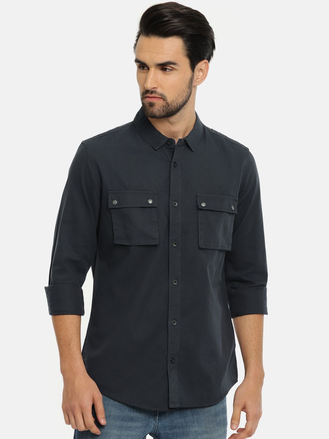 calvin klein navy blue dress shirt Buy Jeans Men Slim Fit Solid Casual - Shirts for Men 7164861 Front Button Birkin SAMPLE-Azure Keyhole Dress – Size:1 (XS)