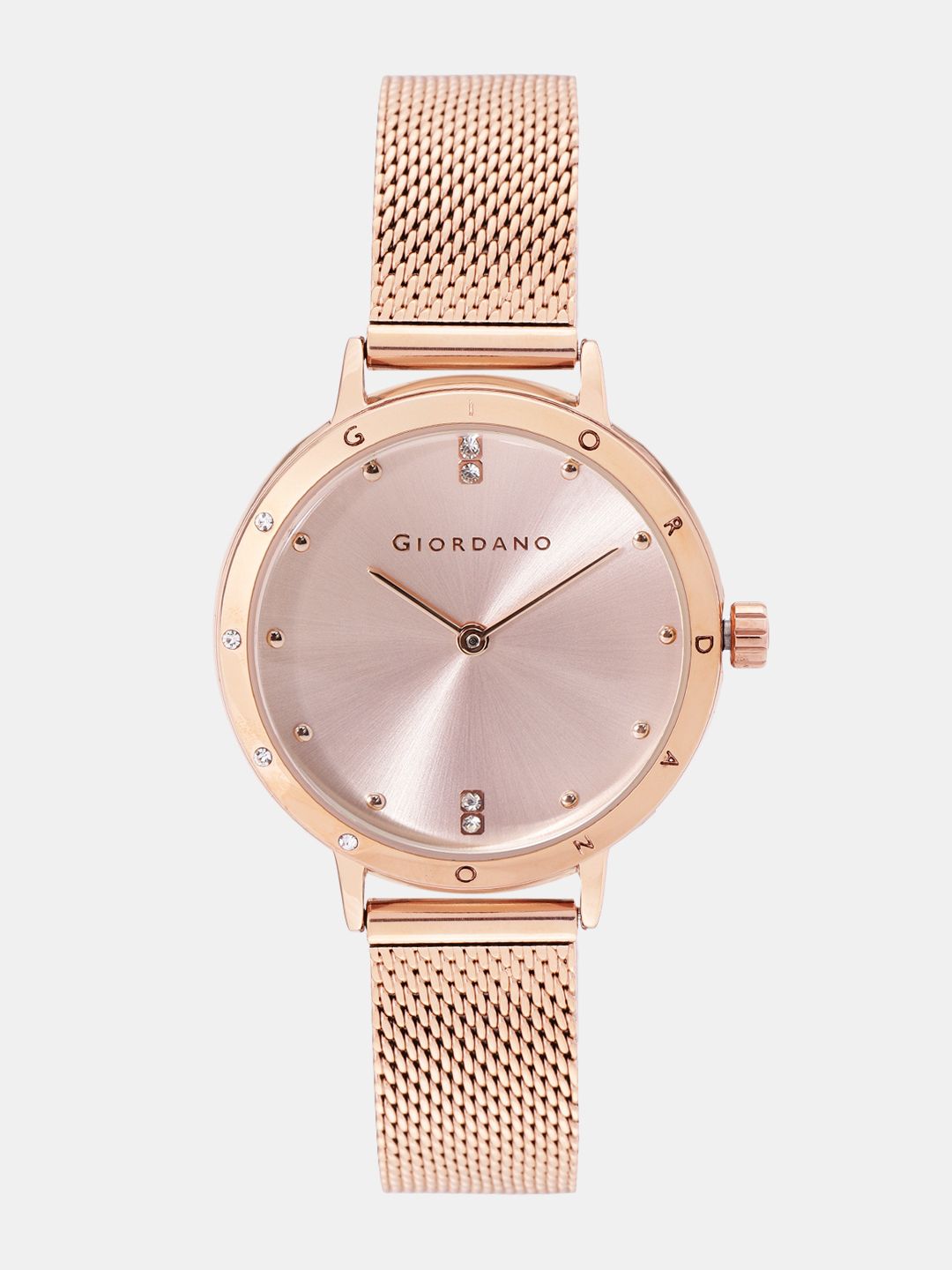 GIORDANO Women Rose Gold Analogue Watch Price in India