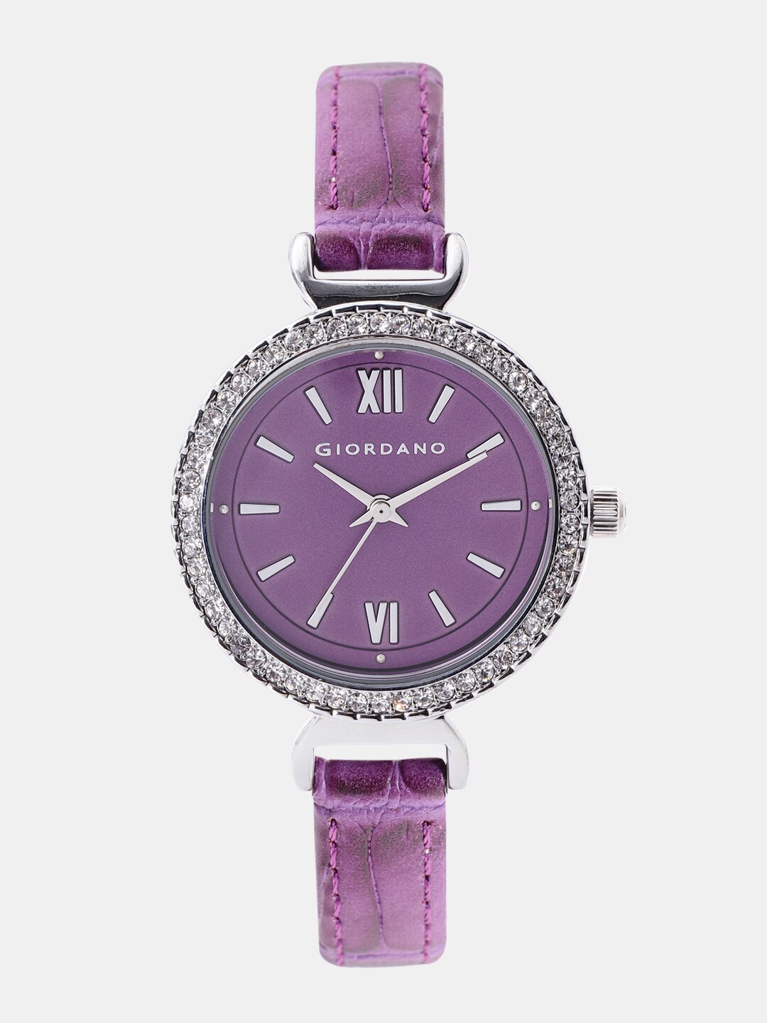 GIORDANO Women Purple Analogue Watch A2080-01 Price in India