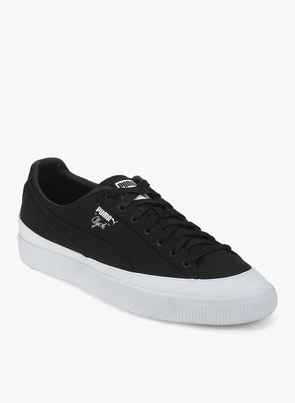 puma clyde rubber toe white