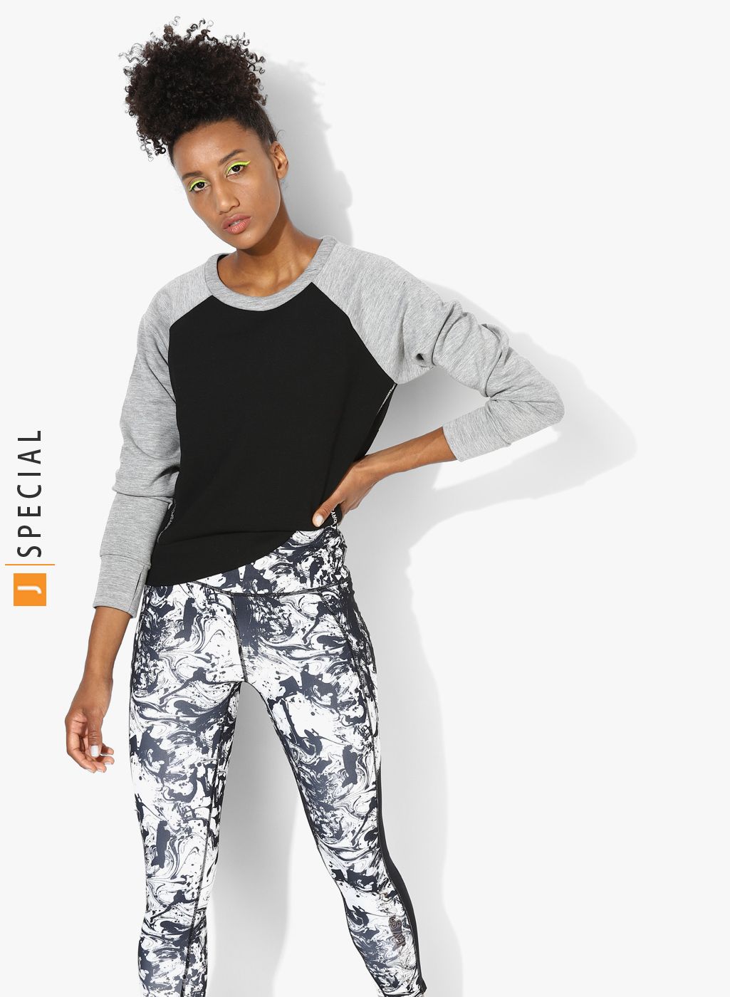 Superdry Sport Core Gym Tech Panel Crew Black Top