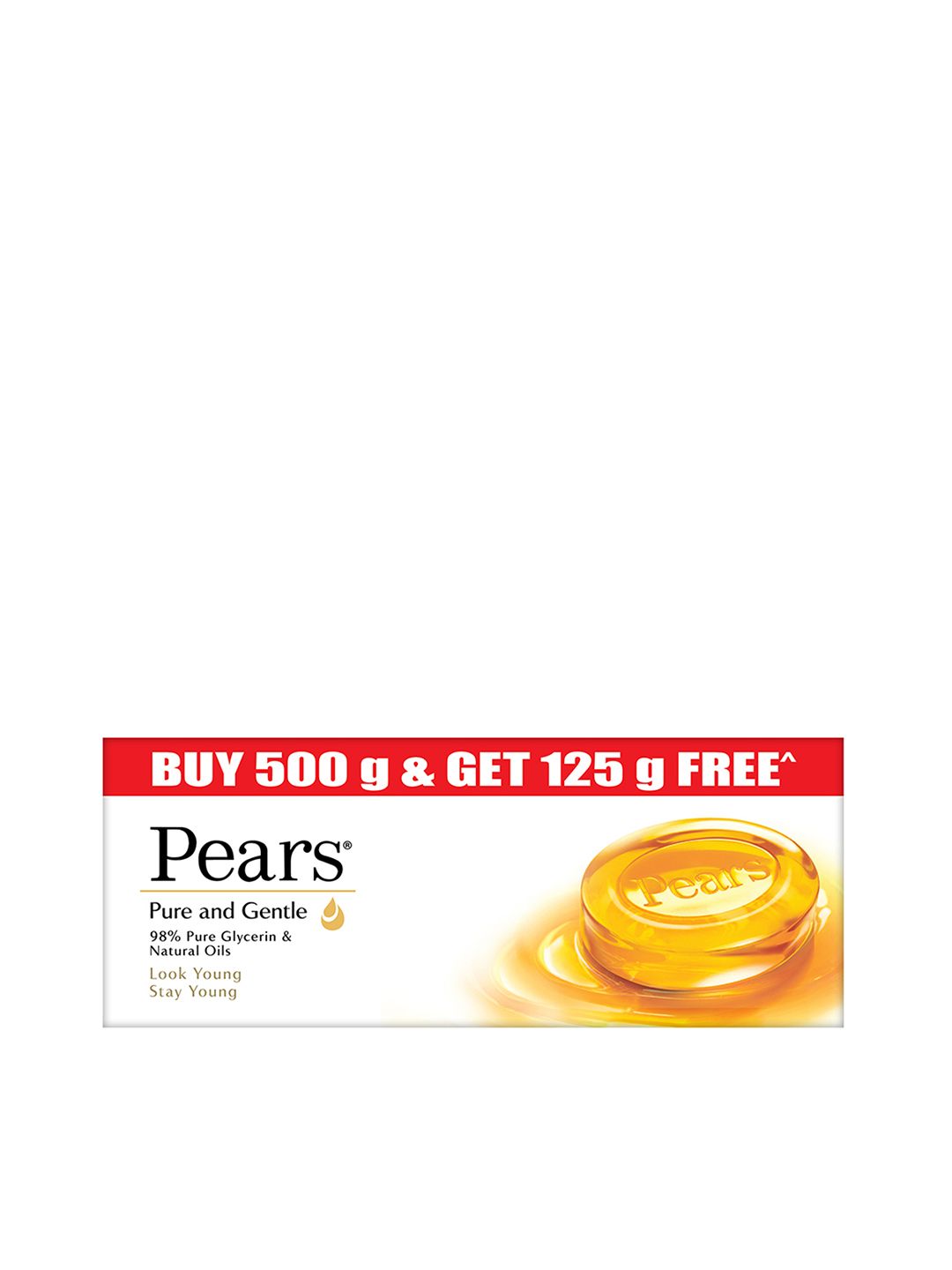 Pears Unisex Set of 4 Pure & Gentle Bathing Bars with 1 Free Bathing Bar