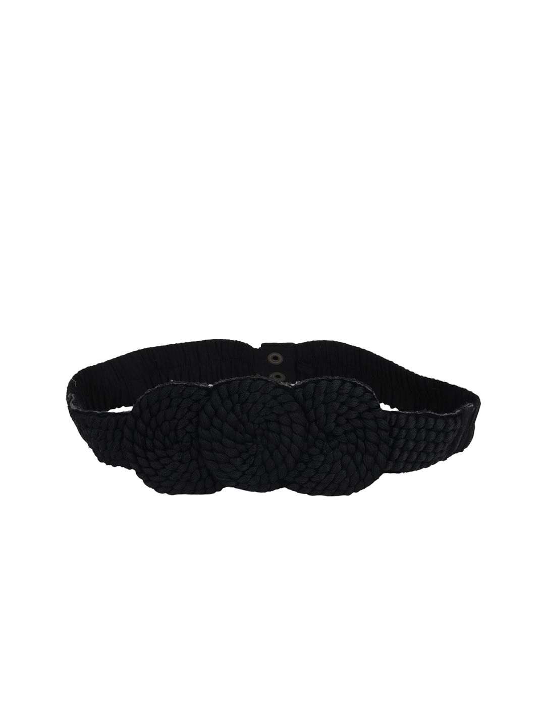 Diwaah Women Black Braided Belt Price in India